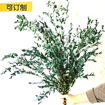 (Multi-branch amine leaves)Imported eternal flowers Dried flower branches Home vase with decoration of eucalyptus leaves