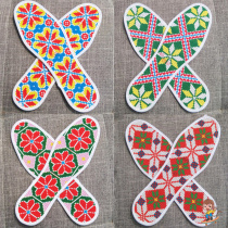 (Buy 3 get 1 free)Cross stitch insole semi-finished hand embroidery mens and womens full embroidery new non-fading breathable self 