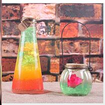 diy starry sky bottle Nebula bottle Rainbow bottle Wishing bottle Bottle Drift bottle Ocean bottle Crystal mud full set of material package