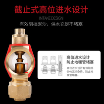 Water separator all copper temperature control 4 points 6 points forged geothermal water collector floor heater water distributor tube manifold