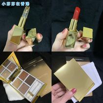 Tom Ford TF Gold tube Gold foil color lipstick Gold shell Lipstick 16 Gold shell Eyeshadow 01
