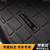 Applicable to 2021 Tesla model3 Tail Pad Hong Kong version of modely front trunk mat tpe environmental protection waterproof