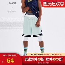 ZONEID summer American basketball shorts mens tide loose leisure fitness training quick-drying sports five-point pants