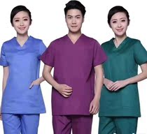 Nightingale custom men and women pure polyester cotton hand washing clothes brush hand clothes split suit long and short sleeves operating room doctor clothes