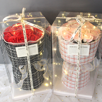 Birthday gift girl creative soap rose bouquet 18-year-old best friend lover Goddess Day flower ceremony feeling distracted