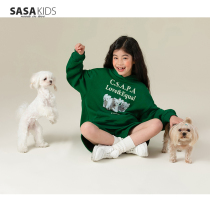 SASAKIDS Custom all-cotton spring Marzis Puppy dog protection Animals Lianhood Clothing Shorts Suit