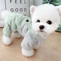 Spring and Summer Thin Pet Bears Small Dog Snow Teddy Bomei Dog Clothes Four-legged Strap Strap
