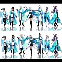 Lotian Yicos Sword Sword Spring Autumn Women and Lezheng Ink Clear Strings Cosplay Costumes Cartoon and Spot