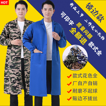 Overalls mens coats womens labor insurance suits auto repair labor insurance overalls white coats long camouflage car repair wear-resistant handling