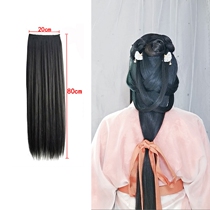 Hanfu hairstyle is not easy to tie upgraded version of micro-Koji corn hair hair piece hair dress ancient style straight hair piece hair material