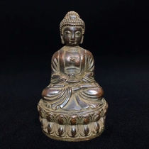  Antique antique bronze classical collection ornaments Antique copper decoration collection ancient Buddha statue desktop package paste