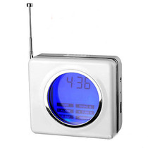 Blue light DSP digital campus radio Multi-band portable rechargeable stereo FM AM elderly radio