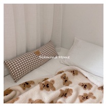 ins homemade Hanfeng treasure bed enclosure cotton baby anti-collision pillow baby bed newborn pillow pillow
