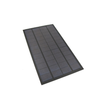 12V 7W solar panels 145X260mm Solar power generation plate Solar drop rubber plate DIY