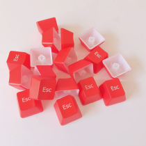 Red ESC single key cap keyboard embellishment personalized key cap ABS material oil spray key cap