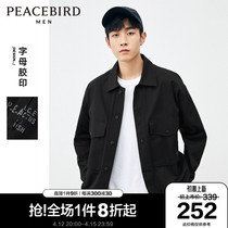 Moratorio Mens Dress Long Sleeve Shirt Mens Fall New Letters Printed Casual Fashion Loot Outside Wearing Lining Tide