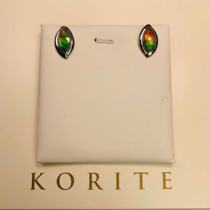 Korite spotted stone earrings SE3038F Canadian Direct Mail gems