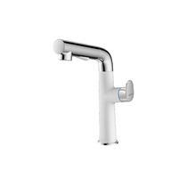 Hengjie bathroom surface basin pull-out tap multifunction toilet hot and cold wash face faucet swivel lifting and washing head