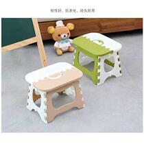 Thickened plastic folding stool simple children Maza adult home folding small bench outdoor portable fishing stool