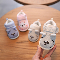 Soft bottom baby toddler shoes womens spring and autumn 0 a 1 year old breathable foot shoes 6-12 month male baby cartoon single shoes