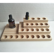 Essential oil storage box solid wood display stand 4-Layer Display rack four-layer doteri bottle finishing wood frame custom-made new products