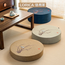 Luo Yi family futon cushion tatami ground Meditation meditation mat Japanese home sitting Pier round thick kneeling pad