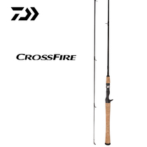 Japan imported carbon DAIWA dayiwa dayiwa CROSSFIRE Luya rod straight handle gun handle Lua rod fishing