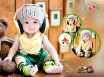 Prenatal education HD baby poster cute and beautiful men and women bb early education photos pregnant women preparing for pregnancy picture stickers