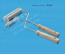Customized FRP hand paste tool to clean defoaming aluminum spring rolls in acetone