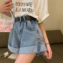 Curl Jeans Summer 2022 New High Waist Display Slim Shorts Design Sensation Small Crowdpants Women Hot Pants
