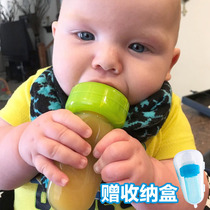Nuby baby bite bag fruit and vegetable music grinding stick tool baby eating fruit pacifier silicone tooth glue soft