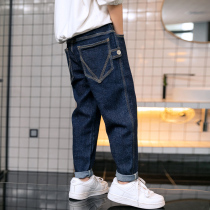Boy jeans CUHK boy pants thin damp summer clothes 2022 new boy spring autumn children casual long pants thin