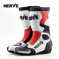 (Listening to the wind) 2019 new NERVE Motorcycle Boots Competition Knight Off-Road Shoes Men Road Racing Riding