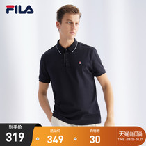  FILA FILA mens short-sleeved POLO 2021 summer new loose lapel short-sleeved pullover POLO shirt