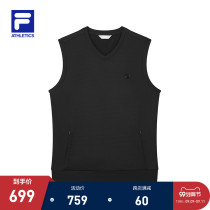 FILA ATHLETICS FILA Mens Sports Vest Fall 2021 New Casual Knitted Vest