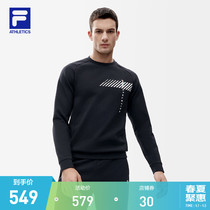 (Huang Jingyu) FILA ATHLETICS Filac Mens Clothing 2022 Spring New Pint Hooded Sweatshirt