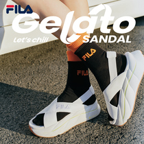 FILA FILA round round womens sports sandals of the same style 2021 spring and summer new thick-soled tide beach shoes casual shoes