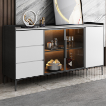 Rock plate dining side cabinet Italian minimalist modern simple light luxury cabinet Wall-mounted wine cabinet Entry door Tea entrance cabinet