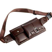 Korean version of the new mens running bag mobile phone bag purse mens shoulder bag backpack liang yong bao sports leisure bags