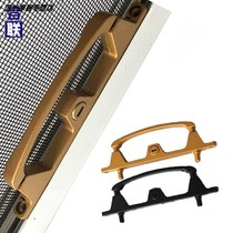 Diamond mesh window lock easy unpick box box anti-theft window liang dian suo sheet san tui sha chuang handles locks aluminium-zinc alloy