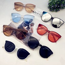 2018 new Zhou Yangqing net red with polarized sunglasses round face big frame white sunglasses trend sunglasses