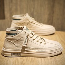 Mid-Gang Martin Boots Men 2021 New Autumn and Winter trendy shoes Mens Casual Small White Shoes Joker Leather Shoes Board Shoes