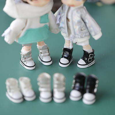 taobao agent OB11 baby shoes high -top sports day buckle shoe BJD12 points GSC mini salon piccodo shoes