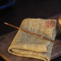 Big cat cloth original Persimmon dyed tea towel cloth bag soft and heavy cotton absorbent fall