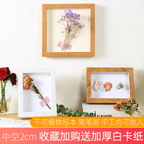 Rose dried flower photo frame Tanabata send boyfriend Three-Dimensional Hollow picture frame set-up stage couple diy commemorative creative gift