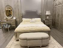 American high - end vintage light luxury all - solid wood bed art Morly impresses modern minimal 1 8 m double bed furniture