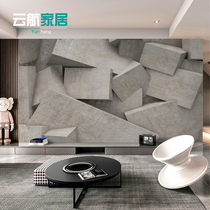 Simple 3d three-dimensional space bamboo fiber integrated wall panel living room TV background wall gusset sofa wall panel