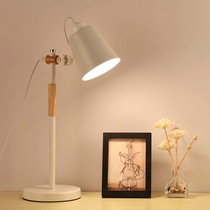 Nordic office work table lamps eye-protection desk university students plug-in bedrooms bed headlights led dorm room for study