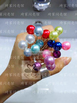 Professional modern Latin competition Pearl U Card hair Pearl hairclip bob hair styling hairclip