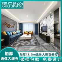 Tile 800x800 living room anion light luxury gray whole body marble Foshan floor tiles Non-slip floor tiles
